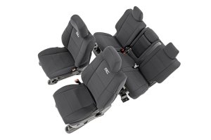 Jeep Grand Cherokee Seat Covers - Rough Country - Neoprene - '11-'22 Jeep Grand Cherokee Seat Covers - Rough Country - Neoprene - '11-'22